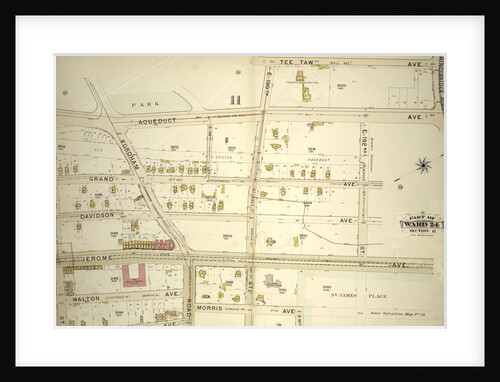 Part of Ward 24, Section 11. Bounded by Aqueduct Avenue, E. 190th Street, Tee Taw Avenue, Kingsbridge Road, Aqueduct Avenue, E. 192nd Street, Jerome Avenue, E. 191st Street, Morris Avenue and E. 184th Street, New York by Anonymous