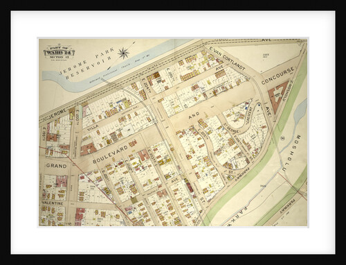 Part of Ward 24, Section 12. Bounded by Jerome Avenue, Mosholu Parkway North, Briggs Avenue and E. 199th Street, New York by Anonymous