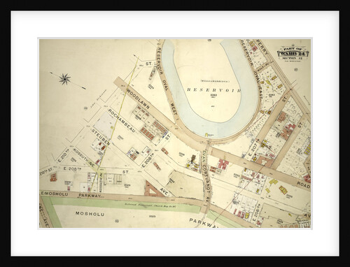 Part of Ward 24, Section 12. Bounded by E. 210th Street, Reservoir Oval West, Perry Avenue, E. 205th Street, Bainbridge Avenue, E. Mosholu Parkway North and Jerome Avenue, New York by Anonymous