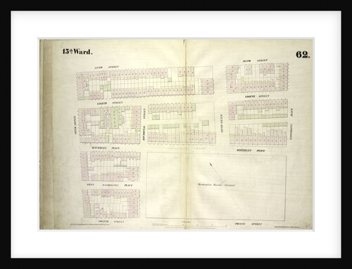 Map bounded by West 9th Street, East 9th Street, University Place, East 4th Street, West 4th Street, Sixth Avenue, New York by Anonymous