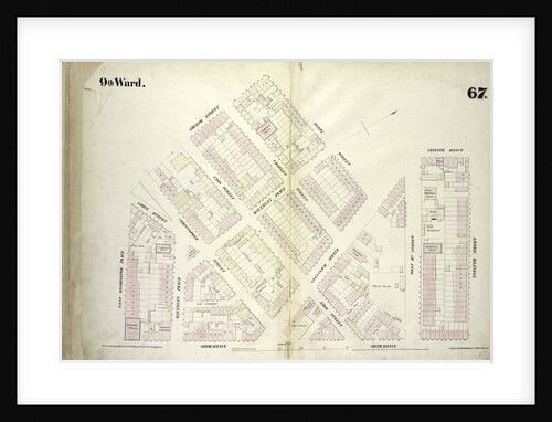 Map bounded by West 4th Street, Perry Street, Seventh Avenue, West 12th Street, Sixth Avenue, West Washington Place, New York by Anonymous