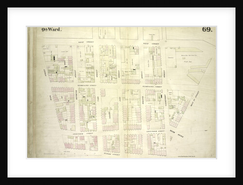 Map bounded by West Street, West 12th Street, Hudson Street, Bank Street, New York by Anonymous