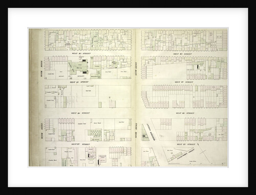 Map bounded by West 17th Street, Eighth Avenue, Gansevoort Street, West 13th Street, Tenth Avenue, New York by Anonymous