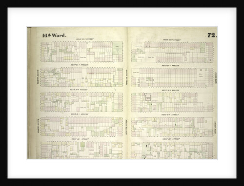 Map bounded by West 22nd Street, Sixth Avenue, West 18th Street, Eighth Avenue, New York by Anonymous
