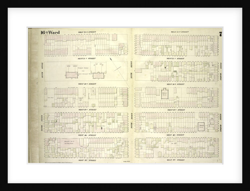Map bounded by West 22nd Street, Eighth Avenue, West 17th Street, Tenth Avenue, New York by Anonymous