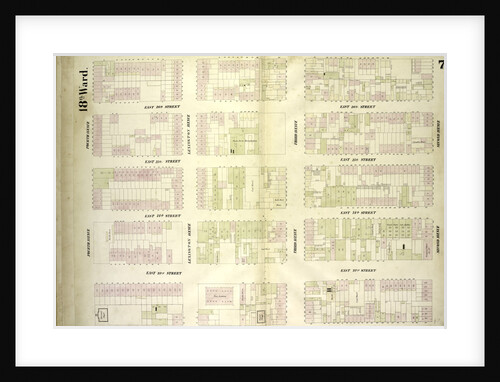 Map bounded by East 27th Street, Second Avenue, East 22nd Street, Fourth Avenue, New York by Anonymous