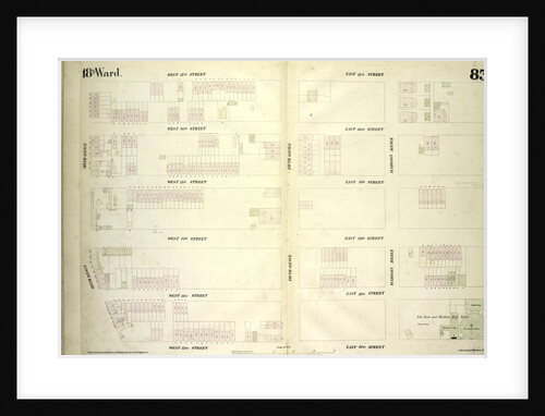 Map bounded by West 37th Street, East 37th Street, Fourth Avenue, East 32nd Street, West 32nd Street, Sixth Avenue, New York by Anonymous