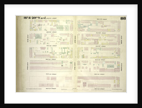 Map bounded by West 27th Street, Eighth Avenue, West 22nd Street, Tenth Avenue, New York by Anonymous