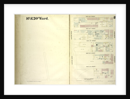 Map bounded by West 27th Street, Tenth Avenue, West 22nd Street, Eleventh Avenue, New York by Anonymous