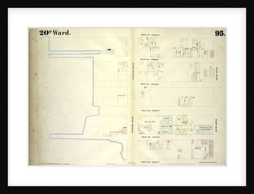 Map bounded by West 37th Street, Tenth Avenue, West 32nd Street, Eleventh Avenue, New York by Anonymous