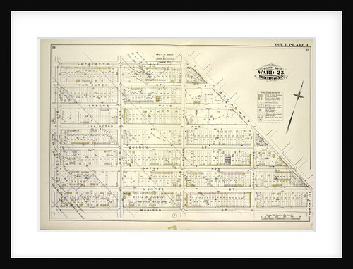 Map bounded by Lafayette Ave., Broadway, Howard Ave., Madison Ave., Stuyvesant Ave; Including Van Buren St., Greene St., Lexington Ave., Quincy St., Gates Ave., Monroe St., Reid Ave., Patchen Ave., Ralph Ave., New York by Anonymous