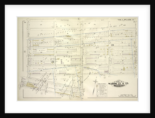 Map bounded by Putnam Ave., Stuyvesant Ave., Decatur St., Tates Ave., Herkimer St., Brooklyn Ave., Tompkins Ave; Including Jefferson St., Hancock St., Halsey St., Fulton St., Macon St., Mc Donough St., Kingston Ave., Albany Ave., New York by Anonymous