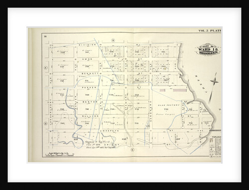 Map bound by Division Pl., Newtown Creek, Orient St., Vandervoort Ave; Including Amos St., Bennett St., Parker St., Benton St., Bullion St., Maspeth St., Porter Ave., Varick Ave., Stewart Ave., Cardner Ave., Scott Ave., Seneca Ave., New York by Anonymous