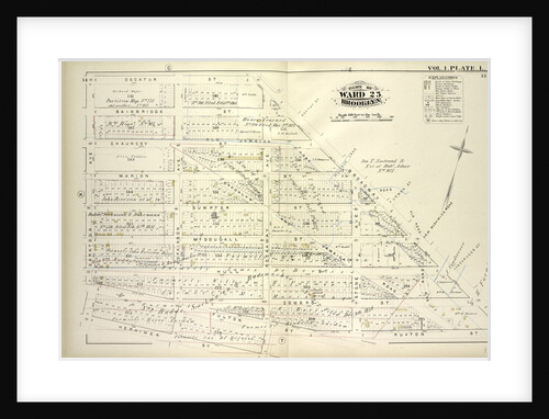 Map bound by Decatur St., Broadway, Ruxton St., Rockaway Ave., Herkimer St., Saratoga Ave; Including Bainbridge St., Chauncey St., Marion St., Sumpter St., Mc Dougall St., Hull St., Somers St., Fulton St., Hopkinson Ave., Stone Ave., New York by Anonymous