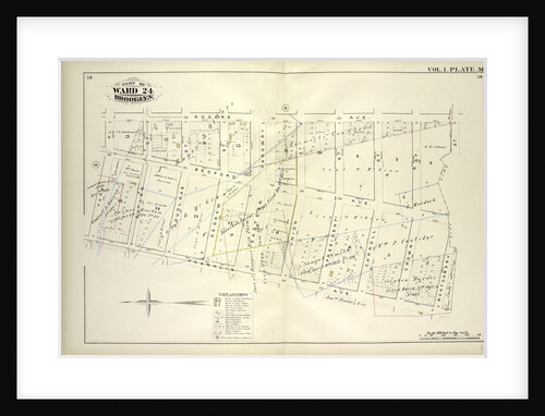 Map bound by Roges Ave., City Line, Franklin Ave., Park PL; Including Bedford Ave., Butler St., Douglass St., Degraw St., Eastern Parkway, Union St., President St., Carroll St., Crown St., Montgomery St., New York by Anonymous