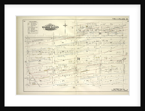 Map bound by Atlantic Ave., Herkimer St., Hopkinson Ave., Prospect Pl., Buffalo Ave; Including Pacific St., Dean St., Bergen St., St. Marks Ave., Ralph Ave., Howard Ave., Saratoga Ave., New York by Anonymous