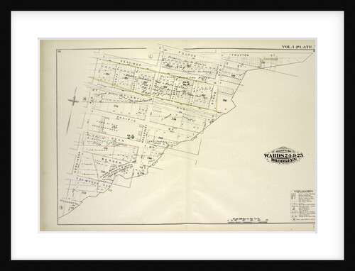 Map bound by Herkimer St., Rockaway Ave., Fulton St., Truxton St., City Line, Prospect Pl., Hopkinson Ave; Including Atlantic Ave., Pacific St., Dean St., Bergen St., St. Marks Ave., Ocean Pl., Cunther Pl., Pleasant Pl., Olive Pl., St., New York by Anonymous