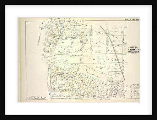 Map bound by Frost St., Kingsland Ave., Parker Pl., Vandervoort, Grant St., Bushwick Ave., Humboldt St; Including Withers St., Jackson St., Skillman St., Benton St., Bullion St., Maspeth Ave., Orient Ave., Sharon St., Calhoun St., Dic., New York by Anonymous