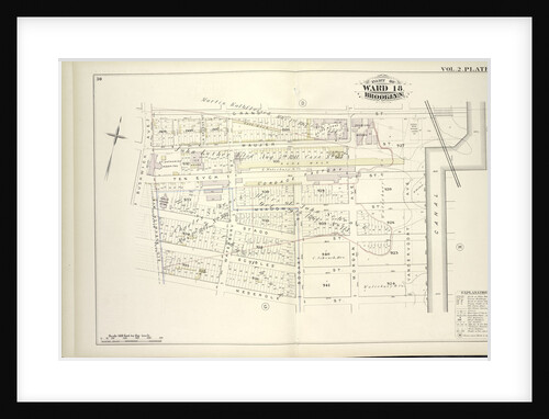 Map bound by Grand St., Canal, Meserole St., Old Bushwick Ave., Bushwick Ave; Including Maujer St., Ten Eyck St., Meadow St., Stagg St., Scholes St., La Grange St., Waterbury St., Bogart St., Morgan Ave., Vandervoort Ave., New York by Anonymous