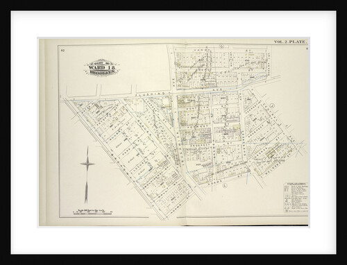 Map bound by Flushing Ave., Bushwick Ave., Varet St., Bogart St., Central Ave., Melrose St., Adams St., Broadway; Including Cooke St., White St., Yates Pl., Fayette St., Ellery St., Park Pl., Locust St., Belvidere St., Wall St., Montei., New York by Anonymous