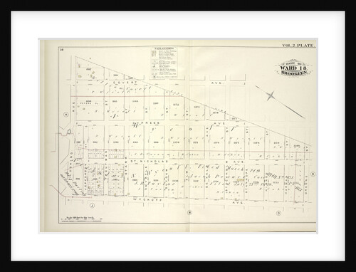 Map bound by City Line, Greene St., Wyckoff Ave., Flushing Ave; Including Covert Ave., Cypress Ave., St. Nicholas Ave., Jefferson St., Troutman St., Starr St., Myrtle St., Suydam St., Elm St., De Kalb Ave., Stockholm St., Stanhope St., New York by Anonymous