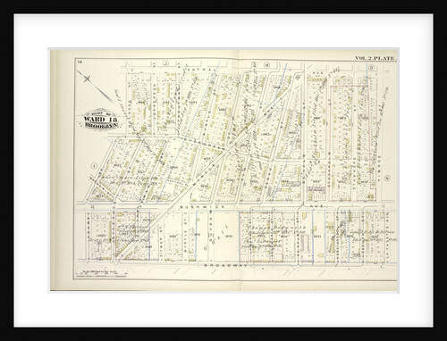 Map bound by Central Ave., Himrod St., La Fayette Ave., Broadway, Adams St., Melrose St; Including Evergreen Ave., Central Pl., Bushwick Ave., Bremen St., Myrtle Ave., Jefferson St., Troutman St., Ditman St., Myrtle St., Suydam St., E., New York by Anonymous