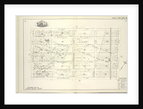 Map bound by Starr St., Wyckoff Ave., Stanhope St., Central Ave; Including Myrtle St., Suydam St., Elm St., De Kalb Ave., Stockholm St., Myrtle Ave., Hamburg St., Knickerbocker Ave., Irving Ave., New York by Anonymous