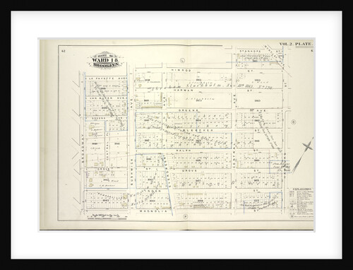 Map bound by La Fayette Ave., Himrod St., Stanhope St., Hamburg St., Magnolia St., Broadway; Including Van Buren Ave., Harman St., Greene Ave., Bleecker St., Ralph St., Grove St., Linden St., Central Pl., Bushwick Ave., Evergreen Ave., New York by Anonymous