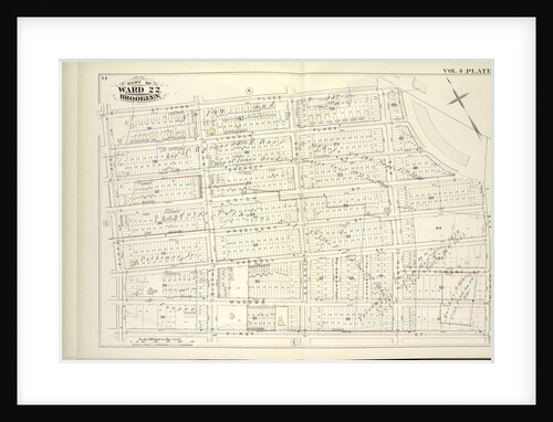 Map bound by St. Johns Place, PLaza, Ninth Ave., First St., Fifth Ave; Including Lincoln Place, Sackett St., Union St., President St., Carroll St., Macomb St., Sixth Ave., Seventh Ave., Polhemus Pl., Fiske Pl., Eighth Ave., New York by Anonymous