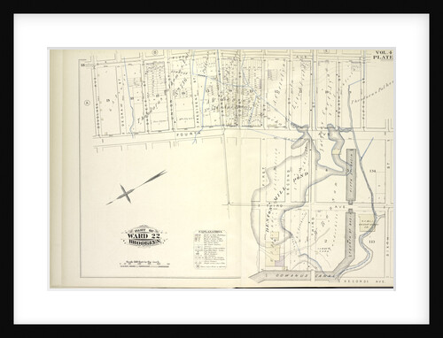 Map bound by Fifth Ave., Fifth St., Sixth St., Second Ave., Gowanus Canal, First St., Fourth Ave., Douglass Ave; Including Third Ave., Degraw St., Sackett St., Union St., President St., Carroll St., Comb St., Second St., Third St., Fo., New York by Anonymous