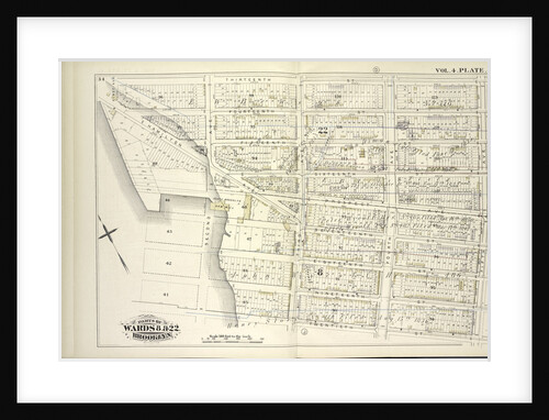 Map bound by Thirteenth St., Fifth Ave., Twentieth St., Gowanus Bay; Including Fourteenth St., Fifteenth St., Fifteenth St., Sixteenth St., Prospect Ave., Seventeenth St., Eighteenth St., Nineteenth St., Hamilton Ave., First Ave., Seco., New York by Anonymous