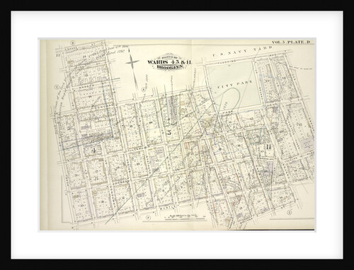 Map bound by Sands St., U.S. Navy Yard, Portland Ave., Myrtle Ave., Canton St., Bolivar St., Fleet Place, Pearl St., Concord St., Jay St; Including High St., Nassau St., Flushing Ave., Chapel St., Park Ave., Tillary St., Sycamore St., New York by Anonymous