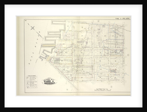 Map bound by Harrison St., Henry St., Carroll St., Hamilton Ave., East River; Including Irving St., Sedgwick St., Degraw St., Sackett St., Union St., President St., Beach Pl., Van Brunt St., Columbia St., Tiffany Pl., Hicks St., Cheeve, New York by Anonymous