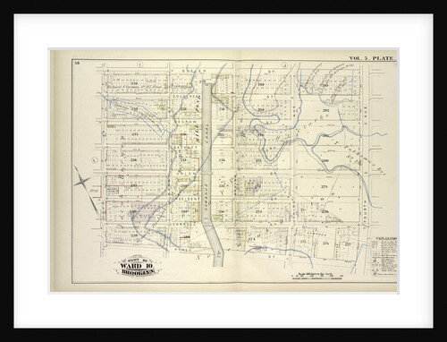 Map bound by Butler St., Fourth Ave., First St., Hoyt St; Including Douglass St., Degraw St., Union St., President St., Carroll St., Bond St., Gowanus Canal, Nevins St., Third Ave., Whitewell Pl., Denton Pl., New York by Anonymous