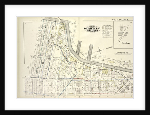 Map bound by Gowanus Canal, Second Ave., Fifth St., First Ave., Thirteenth St., Hamilton Ave., Lorraine St., Court St., Carroll St., First St; Including Bond St., Hoyt St., Smith St., Second St., First Place, Third St., Second Place, New York by Anonymous