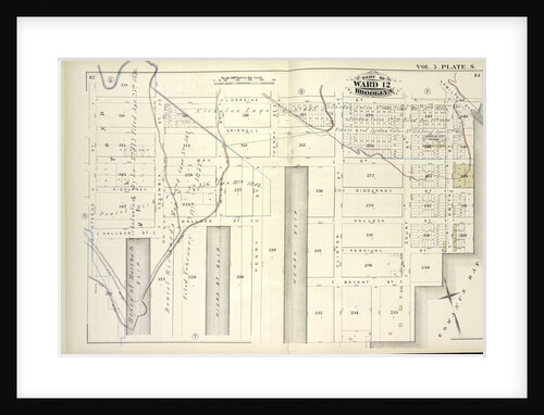 Map bound by Lorraine St., Hamilton Ave., Gowanus Bay, Otsego St; Including Crinnell St., Bay St., Sigourney St., Halleck St., Percival St., Bryant St., Columbia St., Hicks St., Hicks St. Slip Henry St., Henry Slip, Clinton St., Court., New York by Anonymous