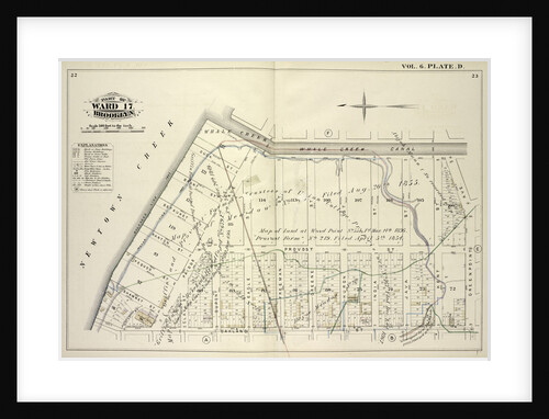 Map bound by Whale Creek Canal, Green Point Ave., Oakland St., Newtown Creek; Including Duck St., Brant St., Setauket St., Provost St., Ranton St., Pequod St., Shawnet St., Water St., Paidge Ave., Clay St., Dupont St., Eagle St., Freem., New York by Anonymous