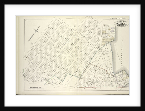 Map bound by Norman Ave. Kingsland Ave., Meserole Ave., Charlick St., Newtown Creek, Meeker Ave., Van Pelt Ave., N. Henry St., Van Cott Ave., Russell St; Including Webster St., Pollock St., Nassau Ave., Monitor St., Sutton St., Morgan., New York by Anonymous