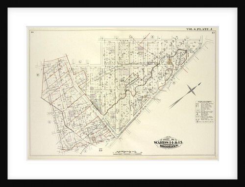 Map bound by Sixth St., N.6th St., Fifth St., Union Ave., Tenth St., Grand St; Including Seventh St., Eighth St., Ninth St., Hope St., Ainslie St., N.2nd St., 5th St., N.7th St., N.8th St., N.9th St., N.10th St., N.11th St., N.12th St., New York by Anonymous