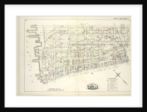 Map bound by N.6th St., Sixth St., Grand St., East River; Including N.5th St., N.4th St., N.3rd St., N.2nd St., Fillmore Pl., N.1St St., First St., Second St., Third St., Fourth St., Fifth St., New York by Anonymous
