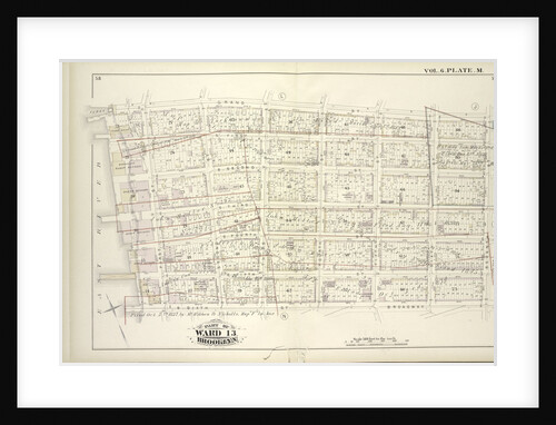 Map bound by Grand St., Seventh St., Broadway, S. Sixth St., East River; Including S. First St., S. Second St., S. Third St., S. Fourth St., S. Fifth St., River St., First St., Second St., Third St., Fourth St., Fifth St., Sixth St., New York by Anonymous