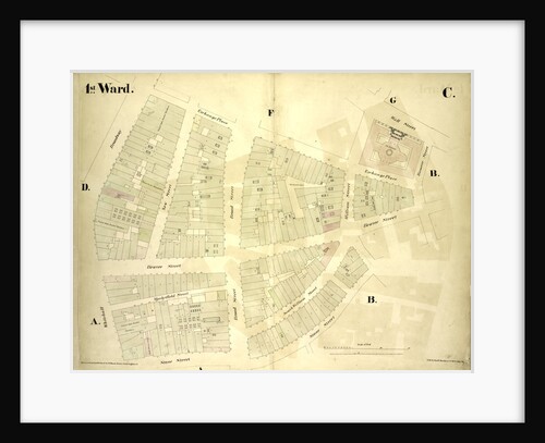 Map bounded by Exchange Place by Anonymous