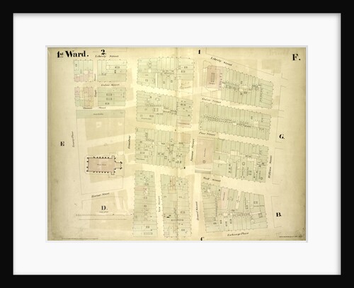 Map bounded by Liberty Street by Anonymous
