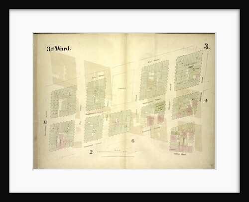 Map bounded by West Street, Robinson Street, College Place, Barclay Street, Greenwich Street, Courtland Street; Including Washington Street, Dey Street, Fulton Street, Vesey Street, New York by Anonymous