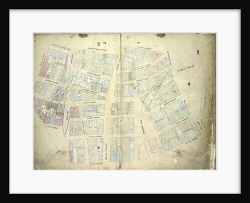 Map bounded by Bowling Green Row, Marketfield Street, Beaver Street by Anonymous