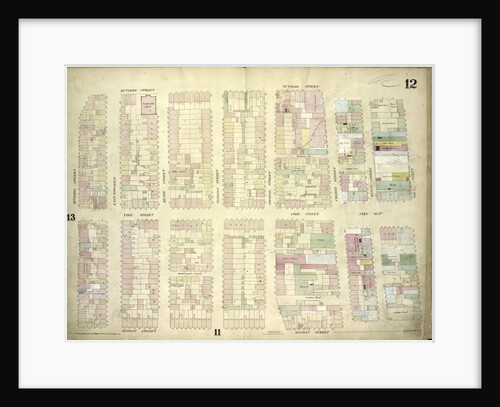 Map bounded by Rutgers Street, South Street, Market Street, Division Street; Including Pelham St, Pike Street, Pike Slip, Birmingham Street Mechanic's Street, East Broadway, Henry Street, Madison Street, Monroe Street, Cherry Street, New York by Anonymous