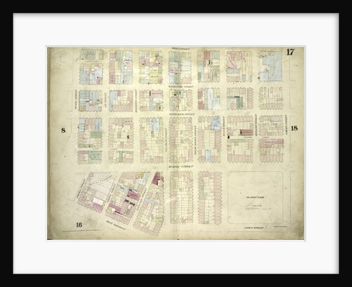Map bounded by West Street, Laight Street, Varick Street, West Broadway by Anonymous