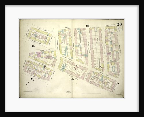 Map bounded by Sullivan Street, Varick Street, West Houston Street, Spring Street, Thompson Street, Broome Street, Grand Street; Including Clarke Street, MacDougal Street, Vandam Street, Charlton Street, King Street, New York by Anonymous
