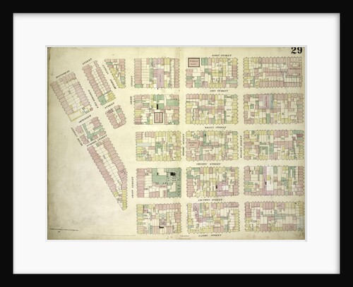 Map bounded by Montgomery Street, Ridge Street, Rivington Street, Cannon Street, Henry Street; Including Gouverneur Street, Pitt Street, Scammel Street, Willet Street, Sheriff Street, Columbia Street, East Broadway, Division Str., New York by Anonymous