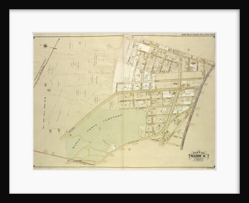 Map bounded by Kaplan Ave., Pette Ave., Jeffrey Ave., Hutton Ave., Maple Ave., Haffman Blvd., Sussman Ave., Jefferson Ave., Barrett Ave., Vanderbilt Ave., Keystone Ave., Oak., New York by Anonymous